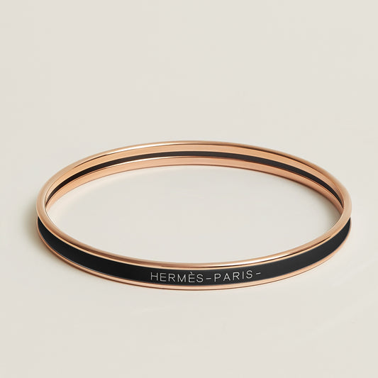 H thin bangle bracelet