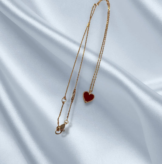 Vc heart necklace