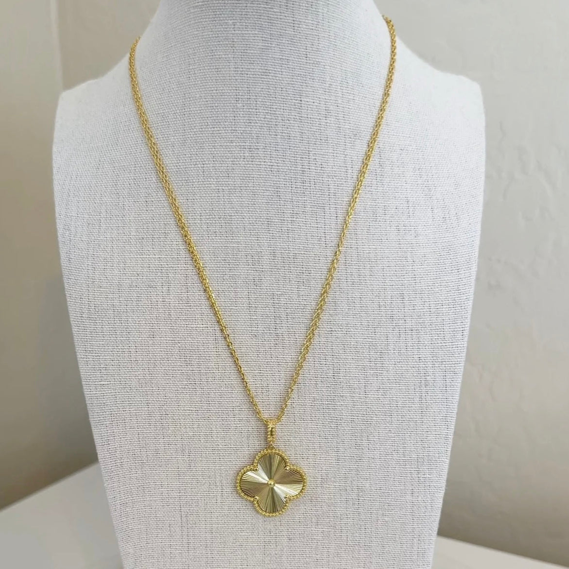 Big clover adjustable necklace short/long