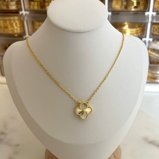 V C Gold necklace