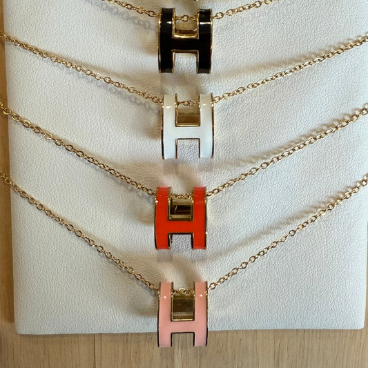 H necklace
