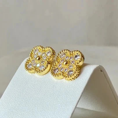 Zirconia Gold earrings