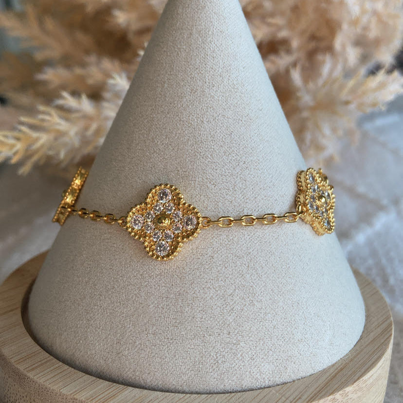 VC Zirconia bracelet gold