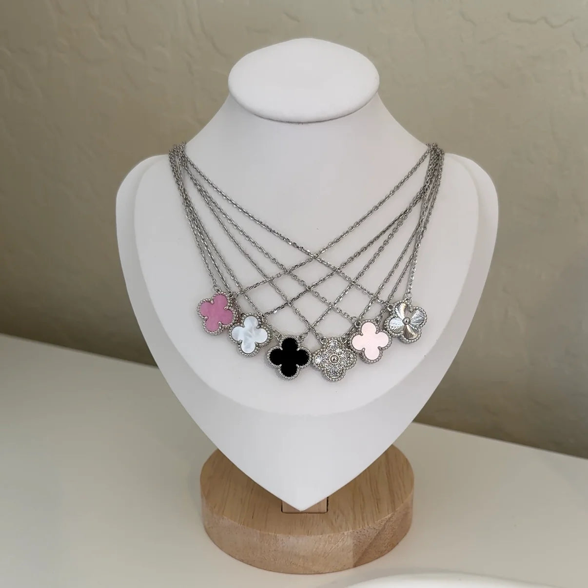Silver Clover Necklace