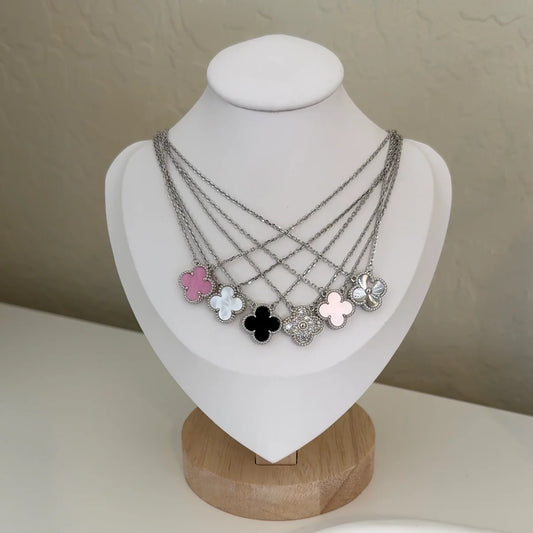 Silver Clover Necklace