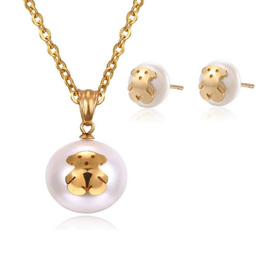 Bear Pearl Set