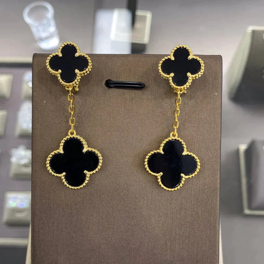 2 clover earrings