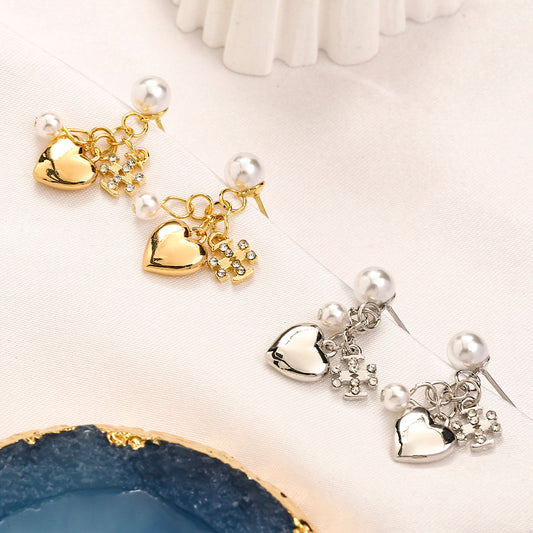 TOR heart earrings
