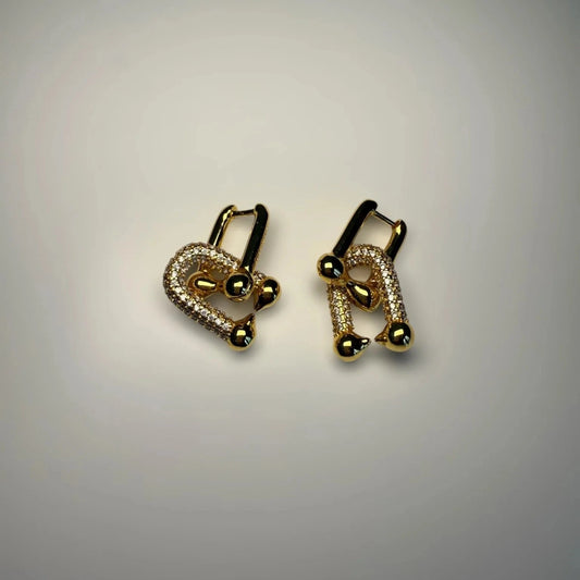 double link tiff earrings