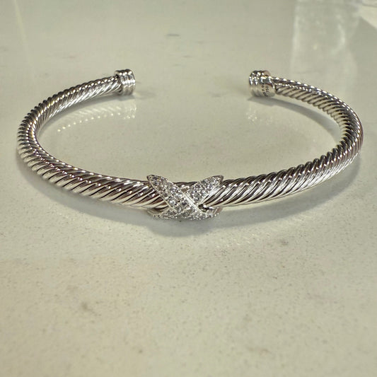 D Y Silver bracelet