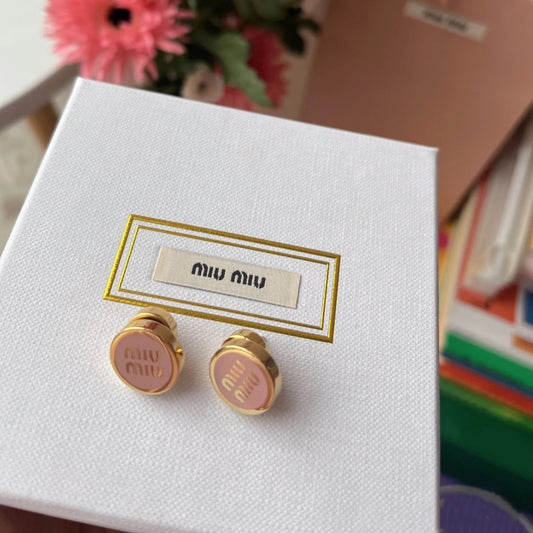 MM Pink Studs earrings